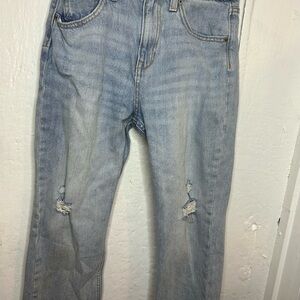 Kids Light Blue Distressed Jeans